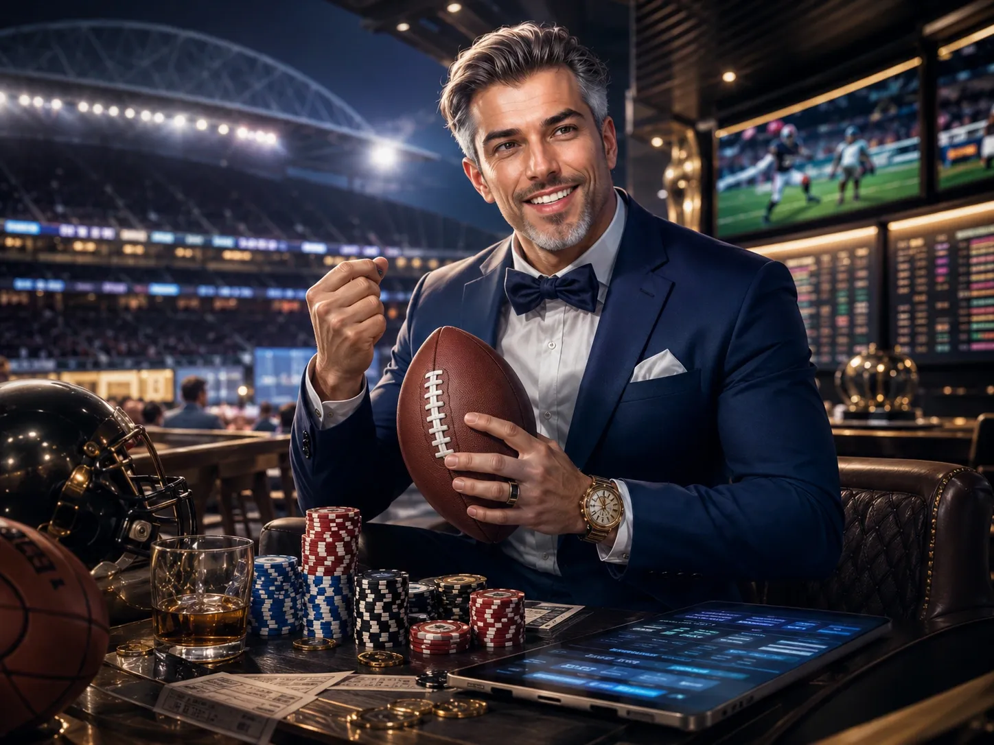 Premium Sports Betting Stadium VIP Box